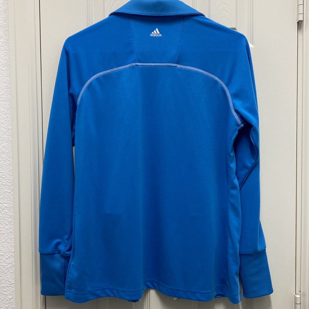 adidas Blue Jacket with White Accents - Picture 6 of 7